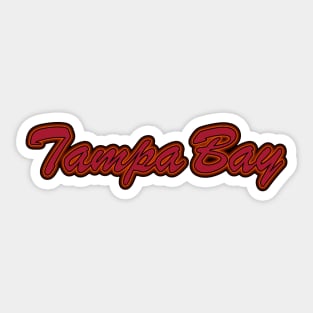 Football Fan of Tampa Bay Sticker